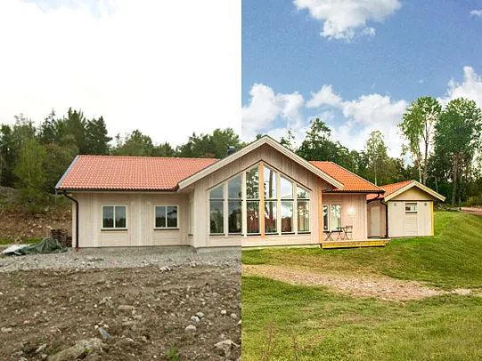 Retusch - före/efter